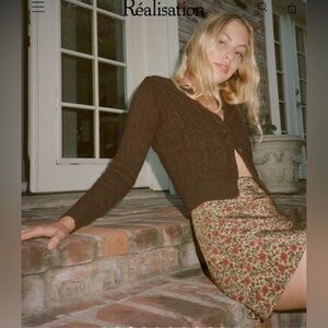 Realisation Par  Cookies Skirt in Dahlia Size L NWT!